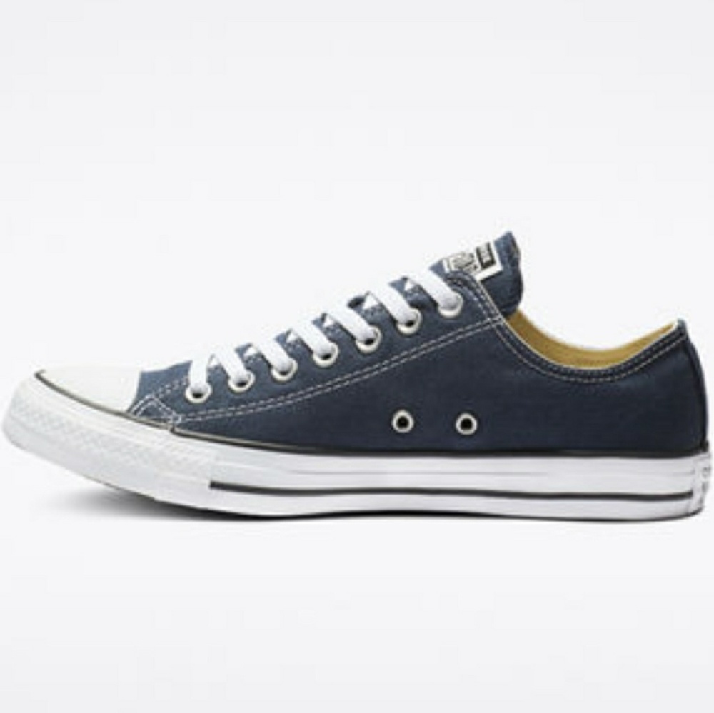 Unisex Chuck Taylor All Star Navy Low Cut Converse - Picture 7 of 8